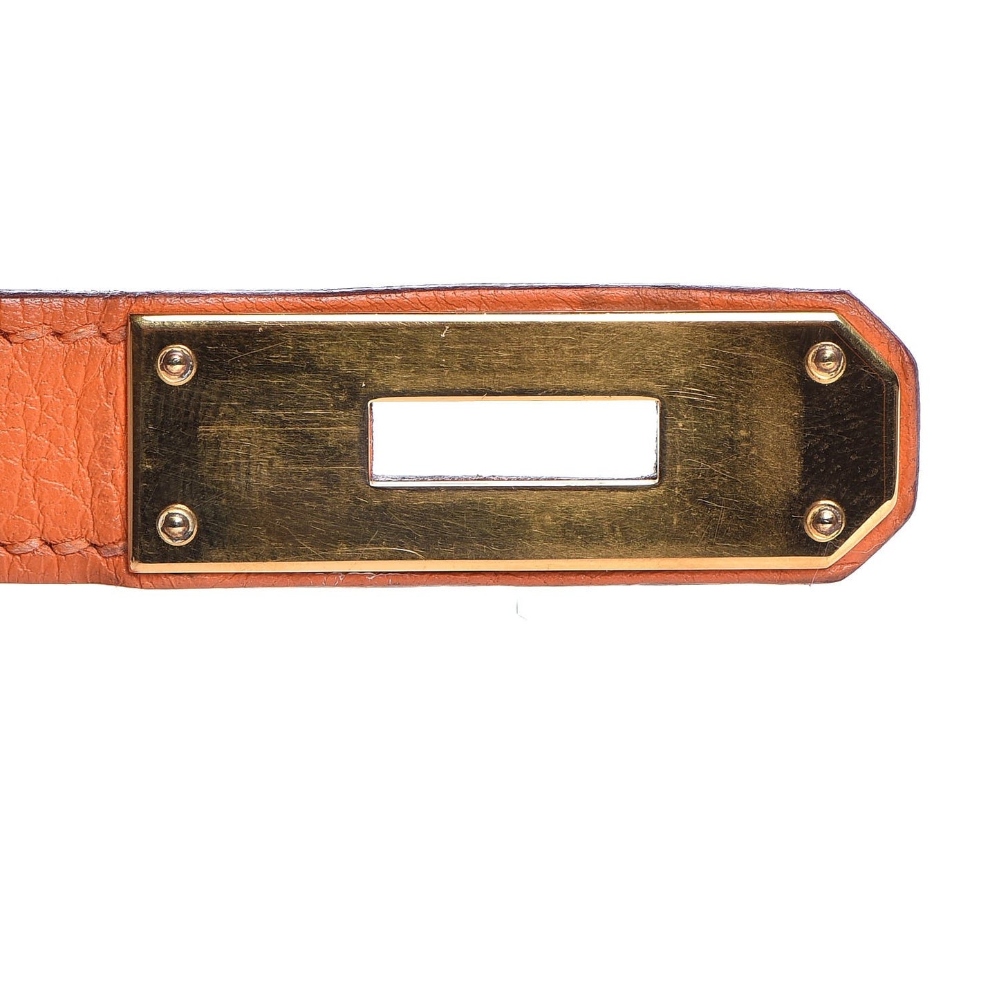 Taurillon Clemence Birkin 30 Orange