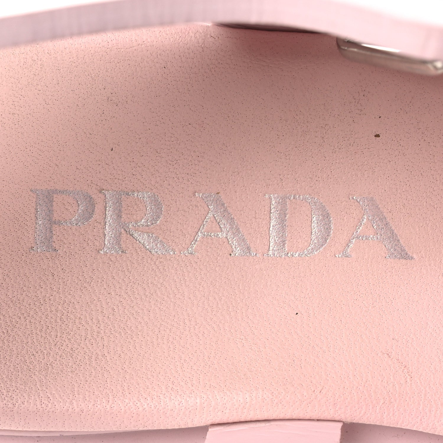 Prada Foam Rubber Metal Triangle Logo Monolith 55mm Cage Sandals 39 Alabastro 9 of 14