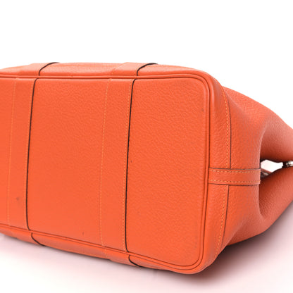 Hermes Vache Country Garden Party 36 MM Orange 8 of 9