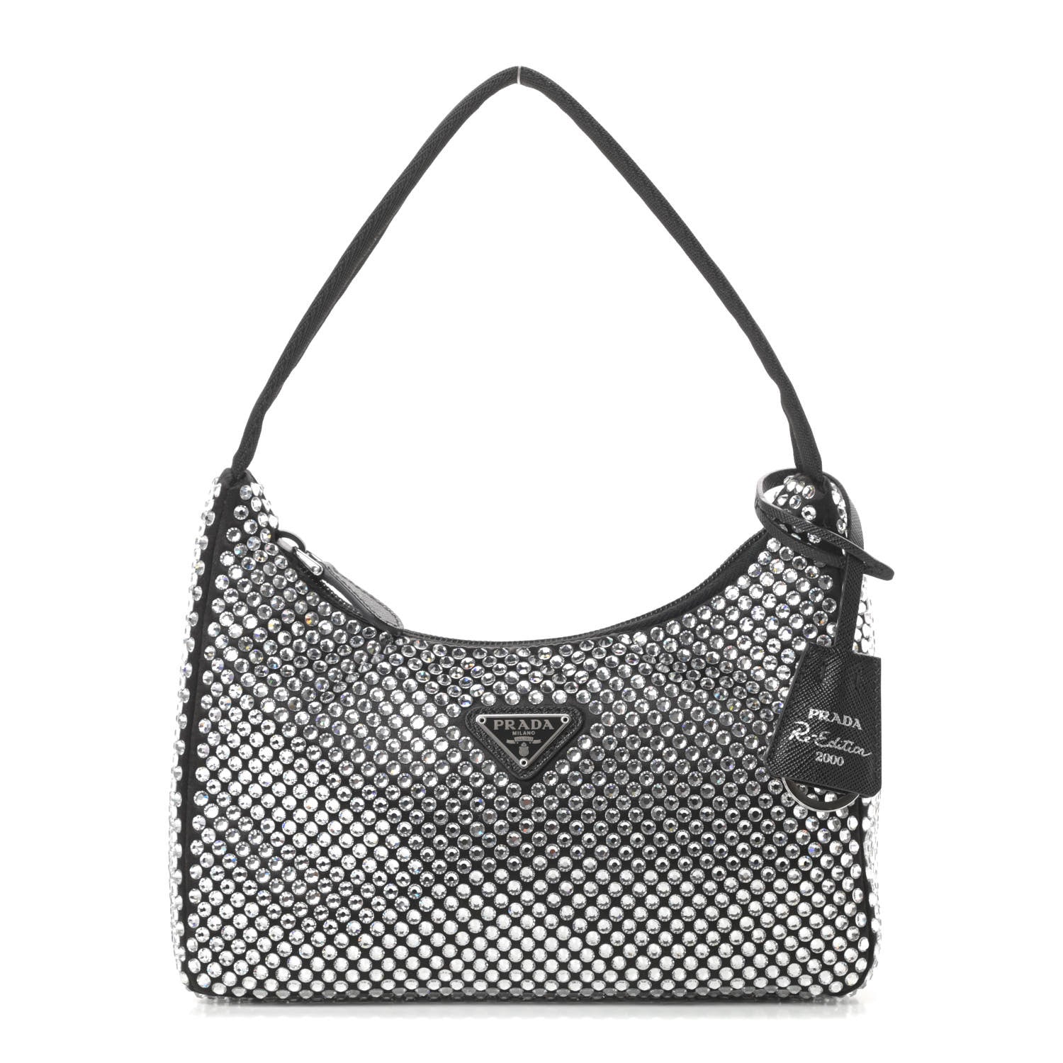 Prada Satin Crystal Mini Re-Edition 2000 Bag Cristal 1 of 11