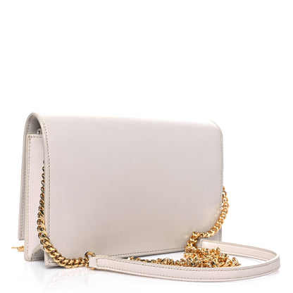 Saint Laurent Smooth Calfskin Classic Monogram Kate Tassel Chain Wallet Porcellana 2 of 14