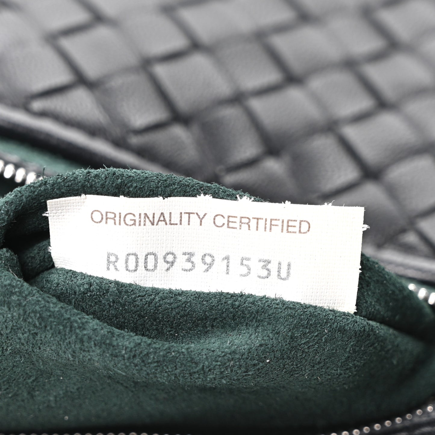 Nappa Intrecciato Medium Veneto Messenger Bag Black