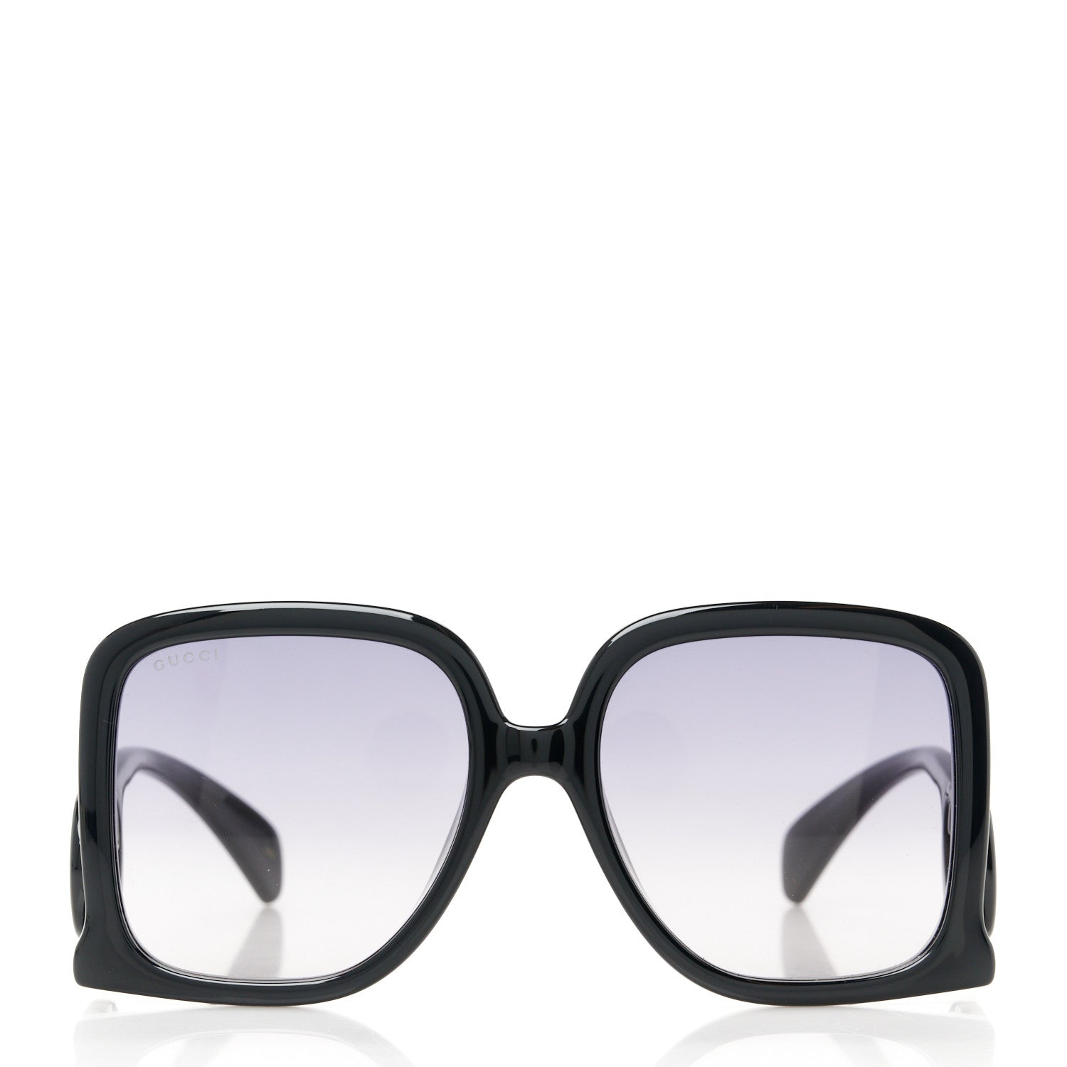 Gucci Acetate Rectangle Frame Sunglasses GG1326S Black 2 of 8