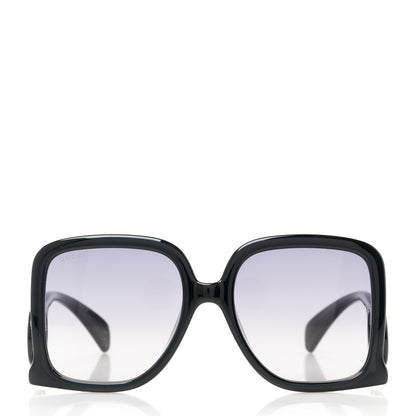 Gucci Acetate Rectangle Frame Sunglasses GG1326S Black 2 of 8