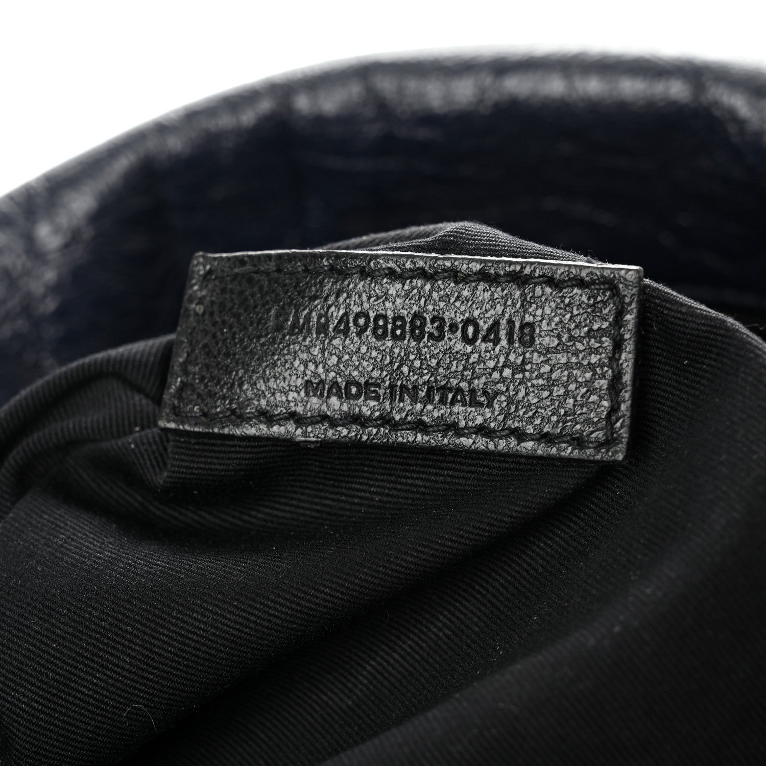 Saint Laurent Crinkled Calfskin Matelasse Monogram Large Niki Chain Satchel Deep Marine 7 of 16