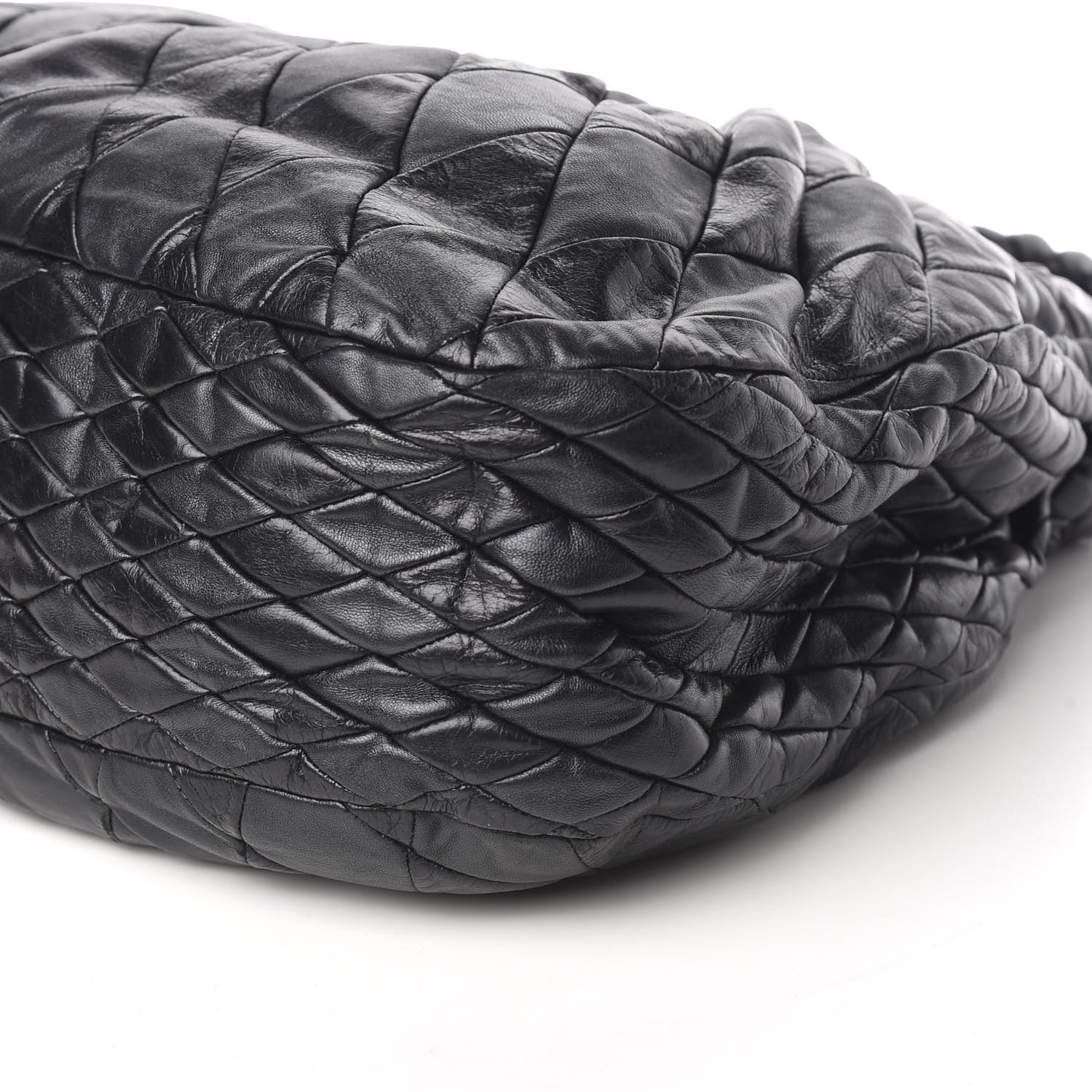 Nappa Matelasse Tote Black
