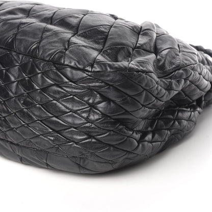 Miu Miu Nappa Matelasse Tote Black 9 of 10