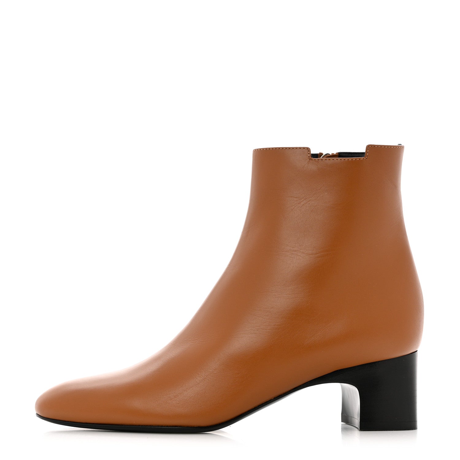 Hermes Calfskin Demarche Ankle Boots 37.5 Beige Dore 1 of 9