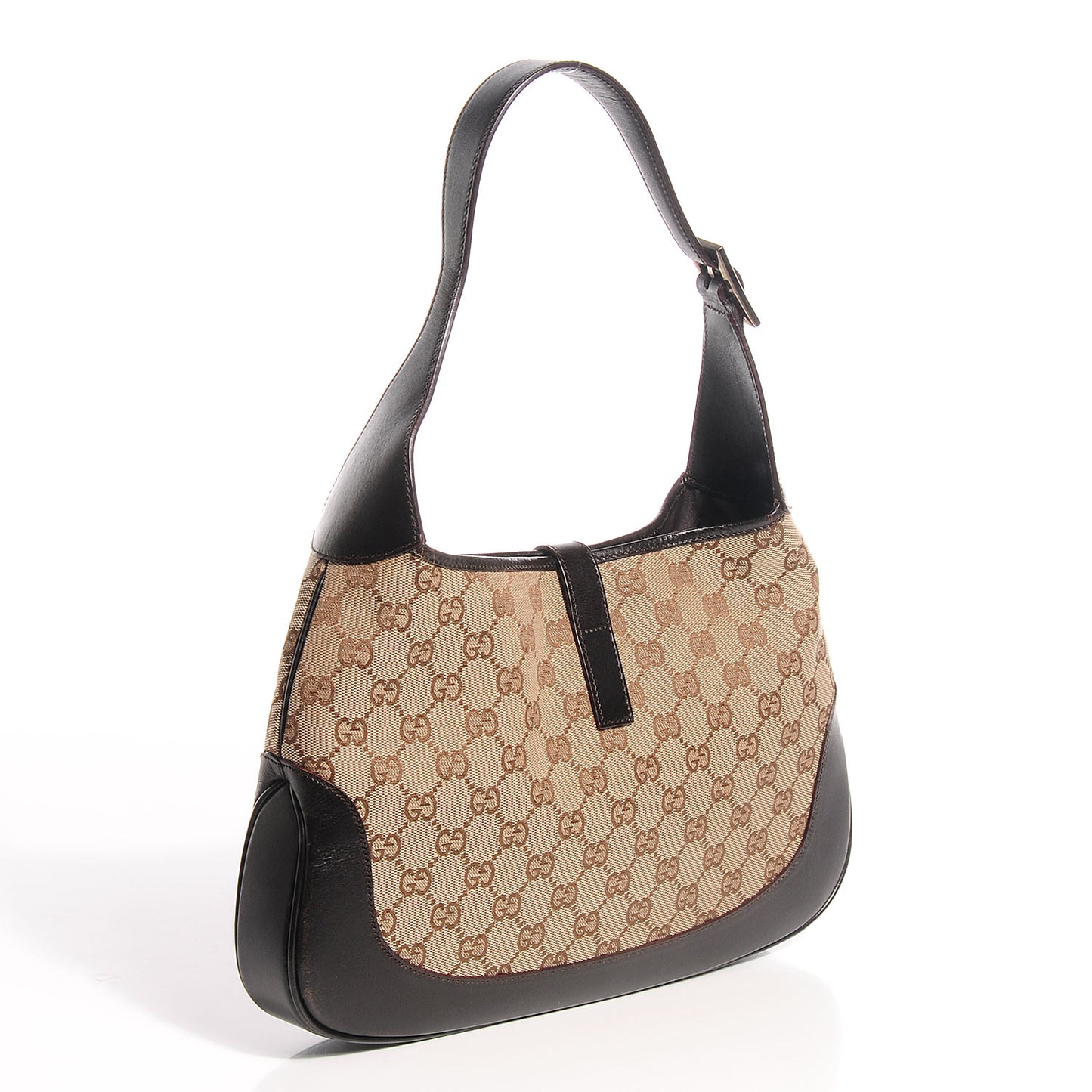 Monogram Web Jackie O Hobo Dark Brown