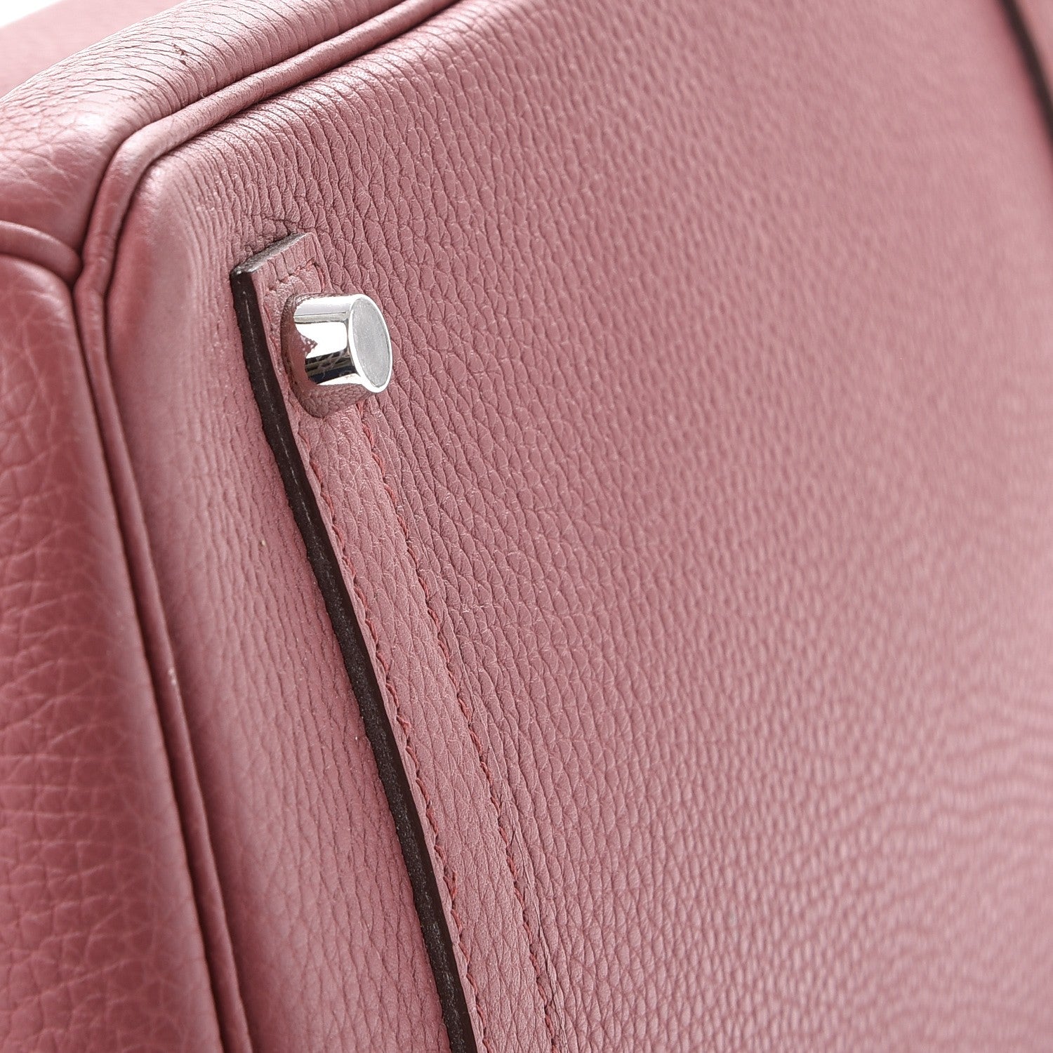Hermes Taurillon Clemence Birkin 35 Bois de Rose 6 of 34