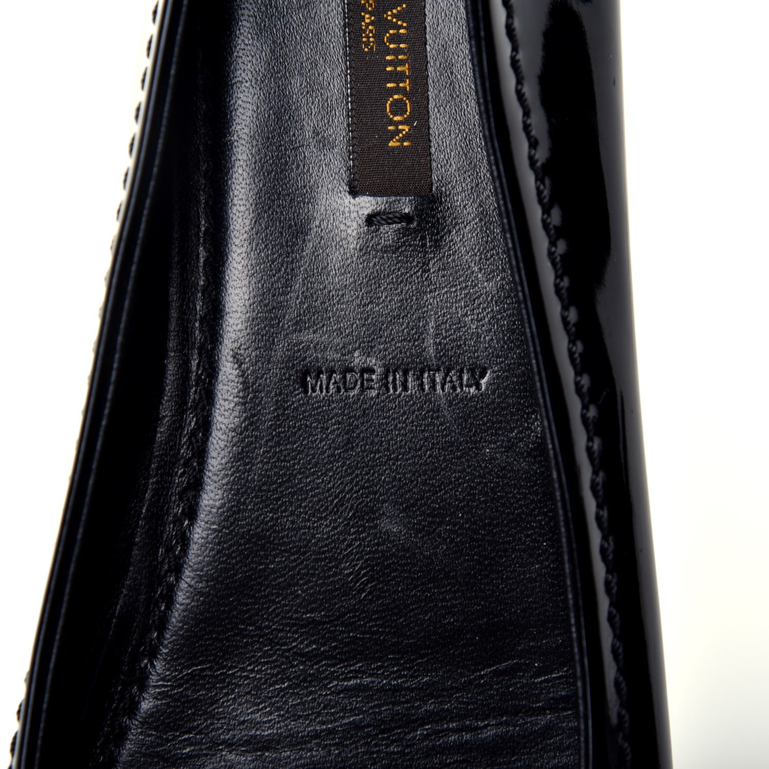 Louis Vuitton Patent Calfskin Oxford Ballerina Flats 36.5 Black 7 of 8