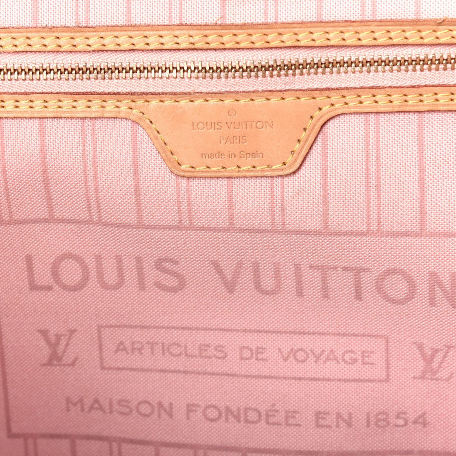 Louis Vuitton Damier Azur Tahitienne Neverfull MM 6 of 9