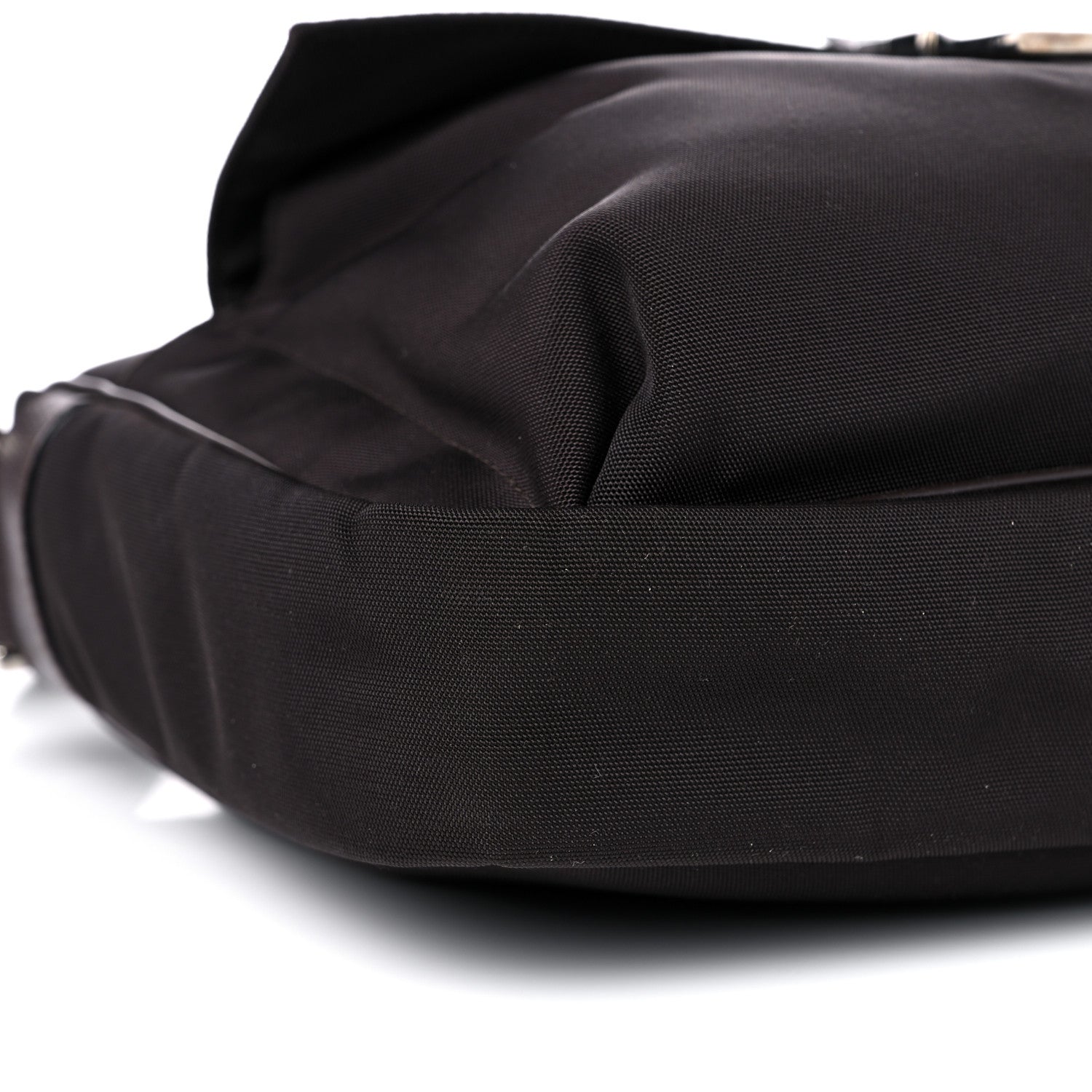 Gucci Nylon Medium Flap Messenger Bag Brown 8 of 10