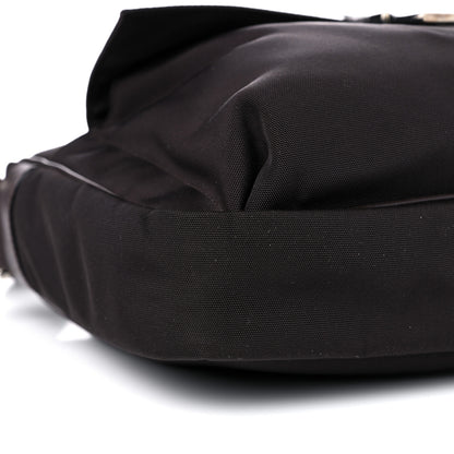 Gucci Nylon Medium Flap Messenger Bag Brown 8 of 10