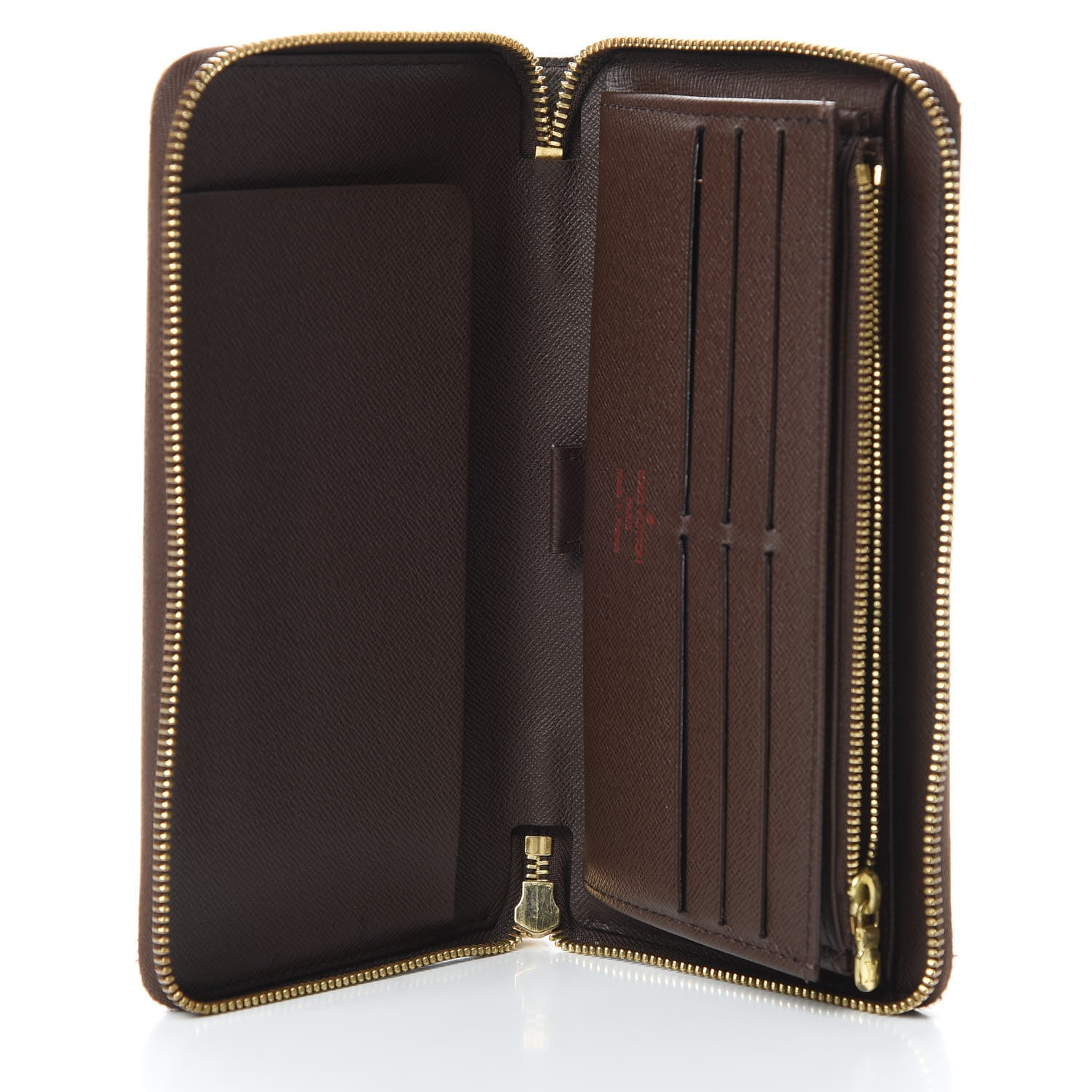 Louis Vuitton Damier Ebene Zippy Organizer Wallet 5 of 9