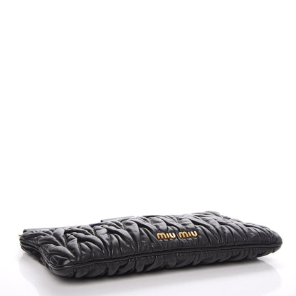 Miu Miu Nappa Matelasse Clutch Nero Black 4 of 8