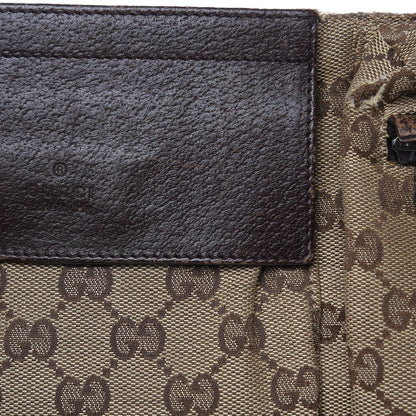 Gucci Monogram Web Belt Bag Dark Brown 13 of 15