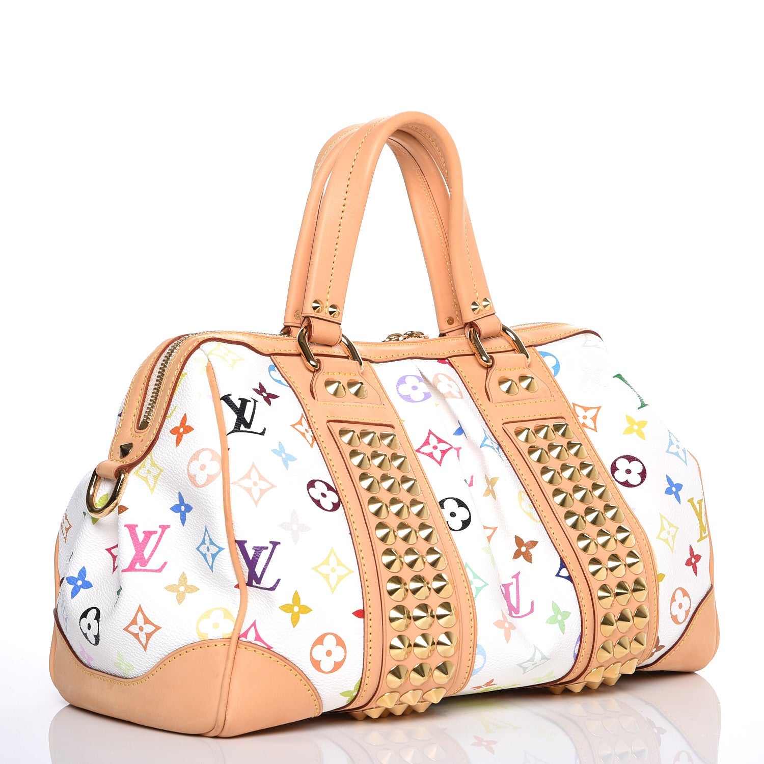 Louis Vuitton Monogram Multicolor Courtney MM White 4 of 9