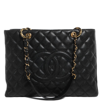Chanel Caviar Grand Shopping Tote GST Black 1 of 7