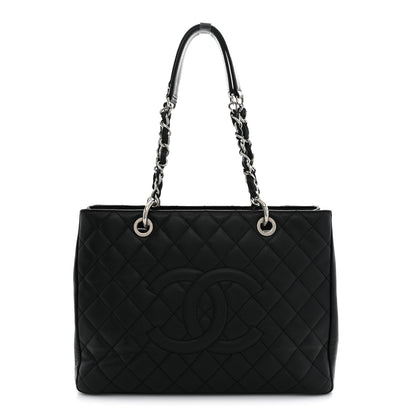 Chanel Caviar Quilted Grand Shopping Tote GST Black 1 of 10