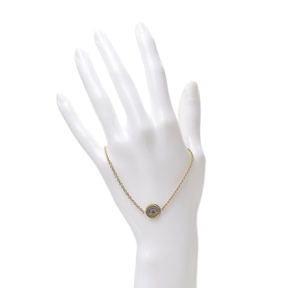 David Yurman 18K Yellow Gold Pink Yellow Sapphire Tsavorite Collectibles Rainbow Bracelet 2 of 6