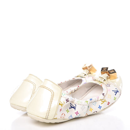 Louis Vuitton Monogram Multicolor Lovely Ballet Flats 36 White 4 of 19