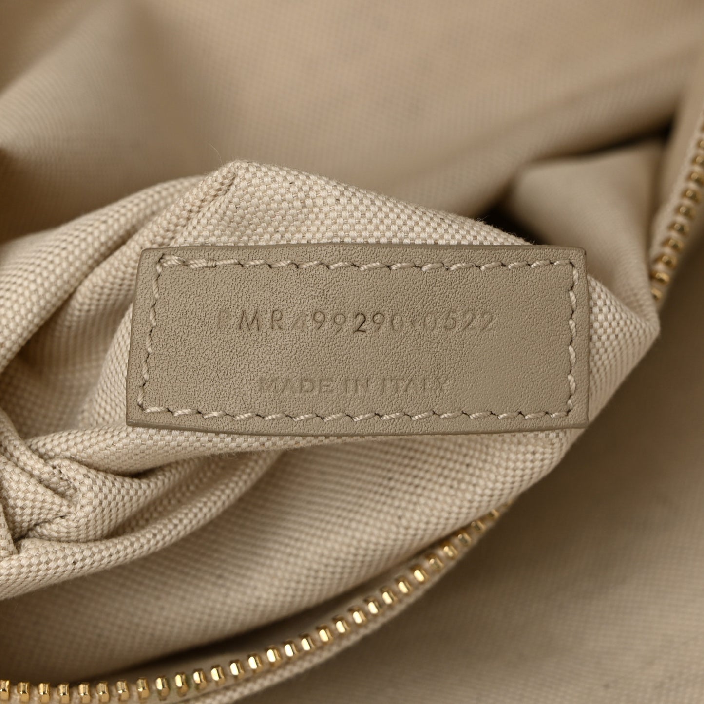 Linen Calfskin Rive Gauche Tote Beige Sea Salt