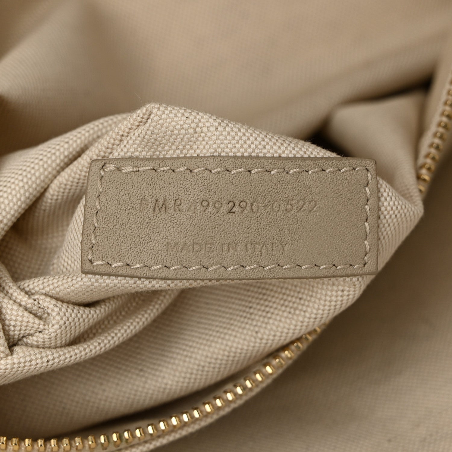 Saint Laurent Linen Calfskin Rive Gauche Tote Beige Sea Salt 6 of 9
