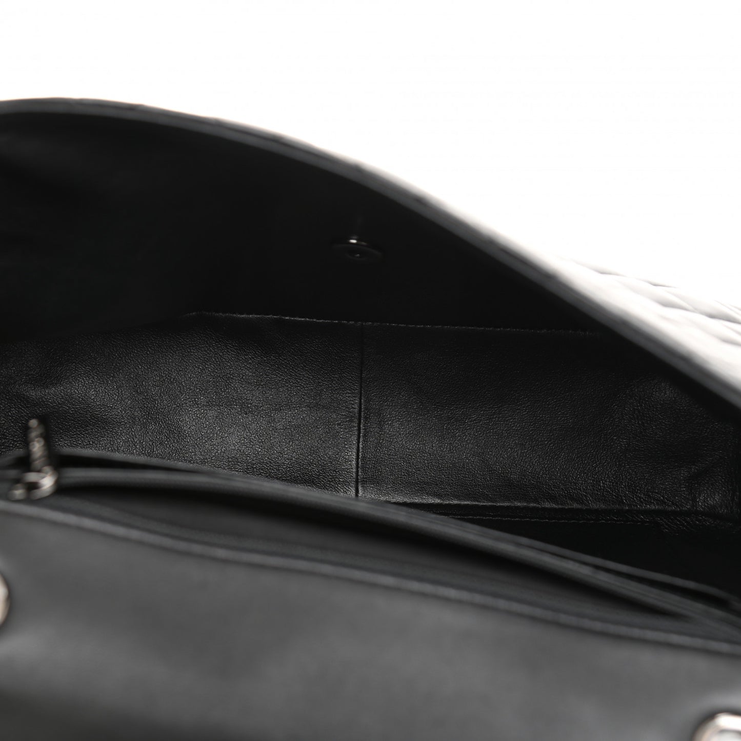 Lambskin Quilted Elementary Chic Flap Black