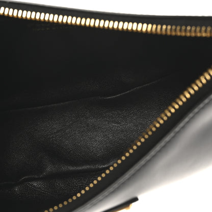 Prada Soft Calfskin Arque Shoulder Bag Black 5 of 9