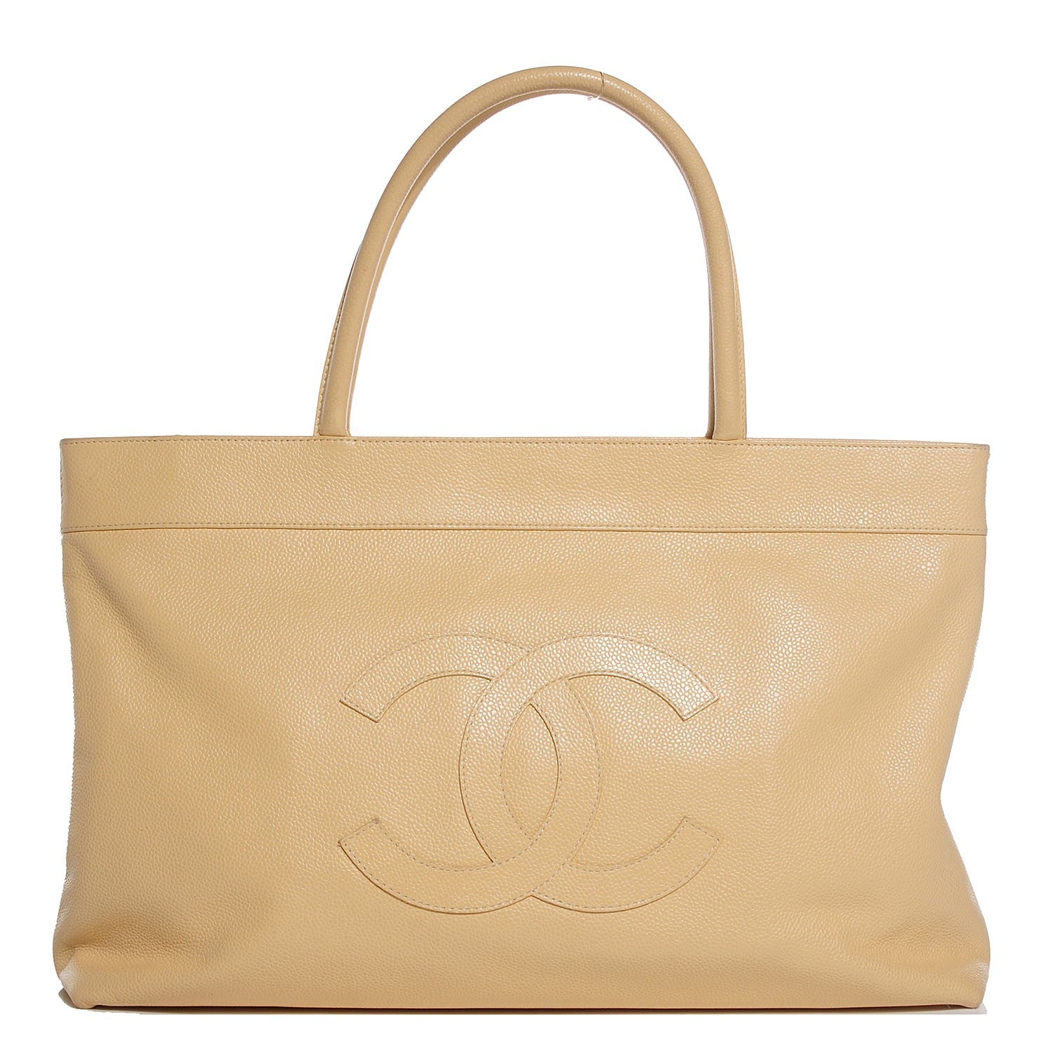 Chanel Caviar CC Tote Beige Clair 1 of 7