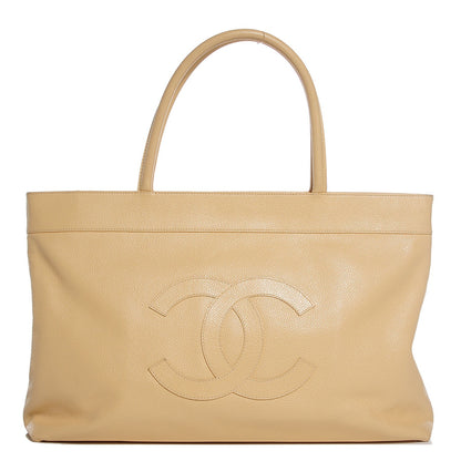 Chanel Caviar CC Tote Beige Clair 1 of 7