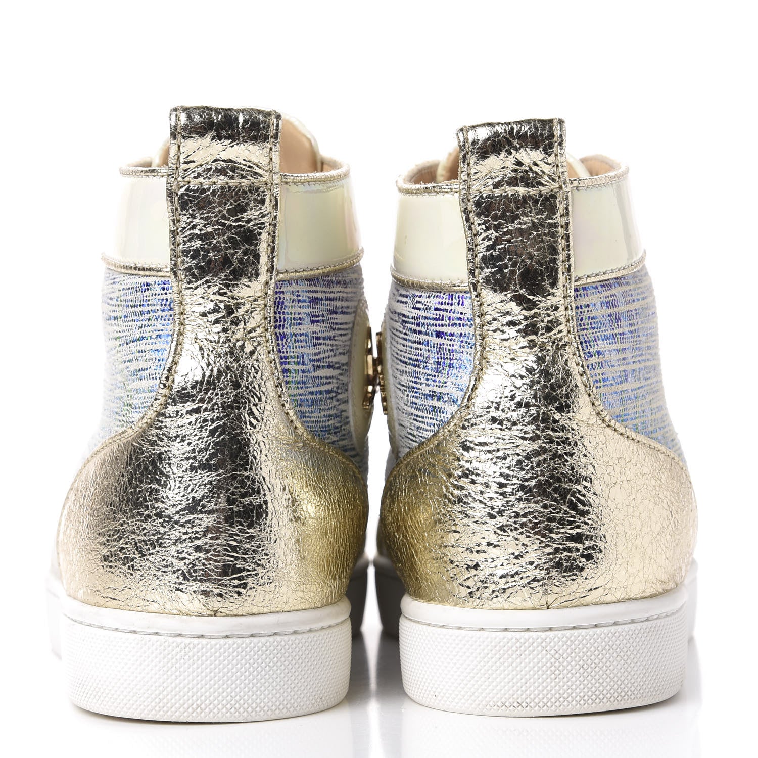 Christian Louboutin Suede Unicorn Womens Louis Spikes Flat Sneakers 39 Multi 7 of 11