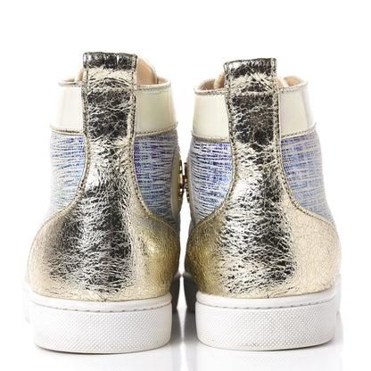 Christian Louboutin Suede Unicorn Womens Louis Spikes Flat Sneakers 39 Multi 7 of 11