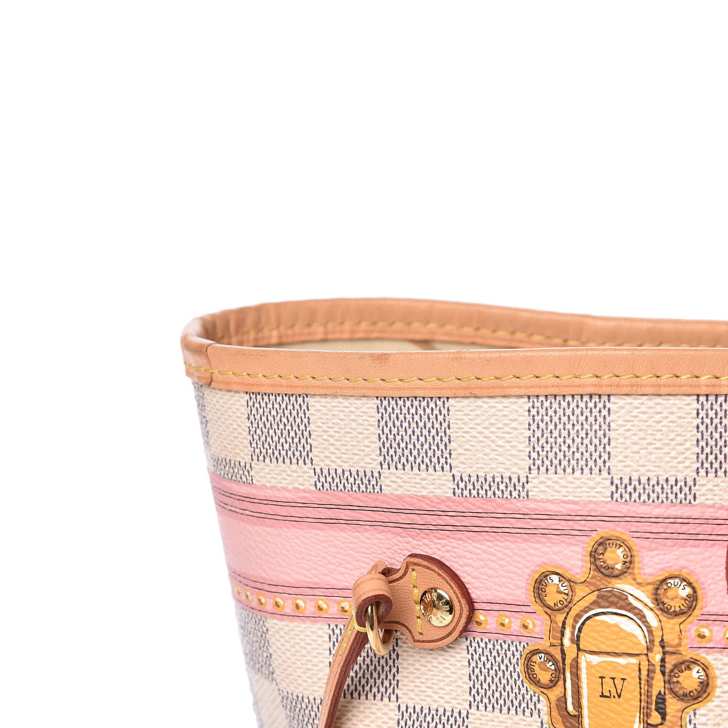 Louis Vuitton Damier Azur Summer Trunks Neo Neverfull MM 11 of 15