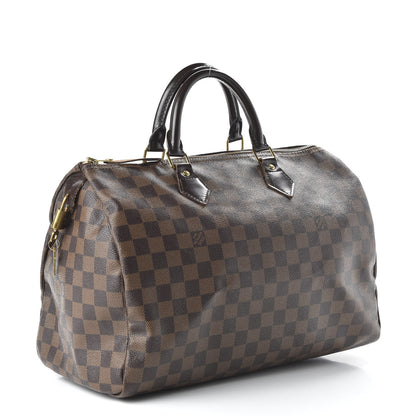 Louis Vuitton Damier Ebene Speedy 35 2 of 9