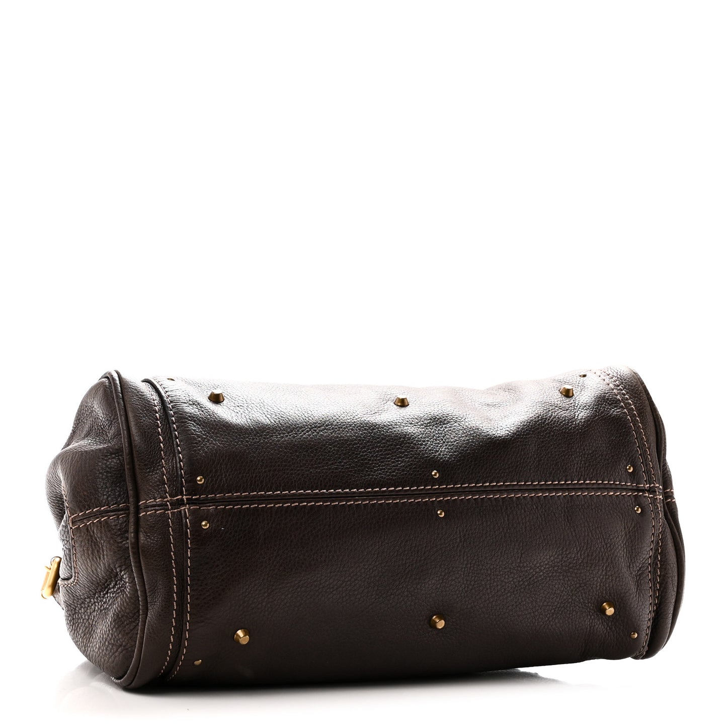 Calfskin Medium Paddington Satchel Chocolate