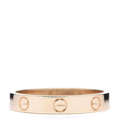 Cartier 18K Yellow Gold 3.5mm LOVE Wedding Band Ring 59 8.75 1 of 5