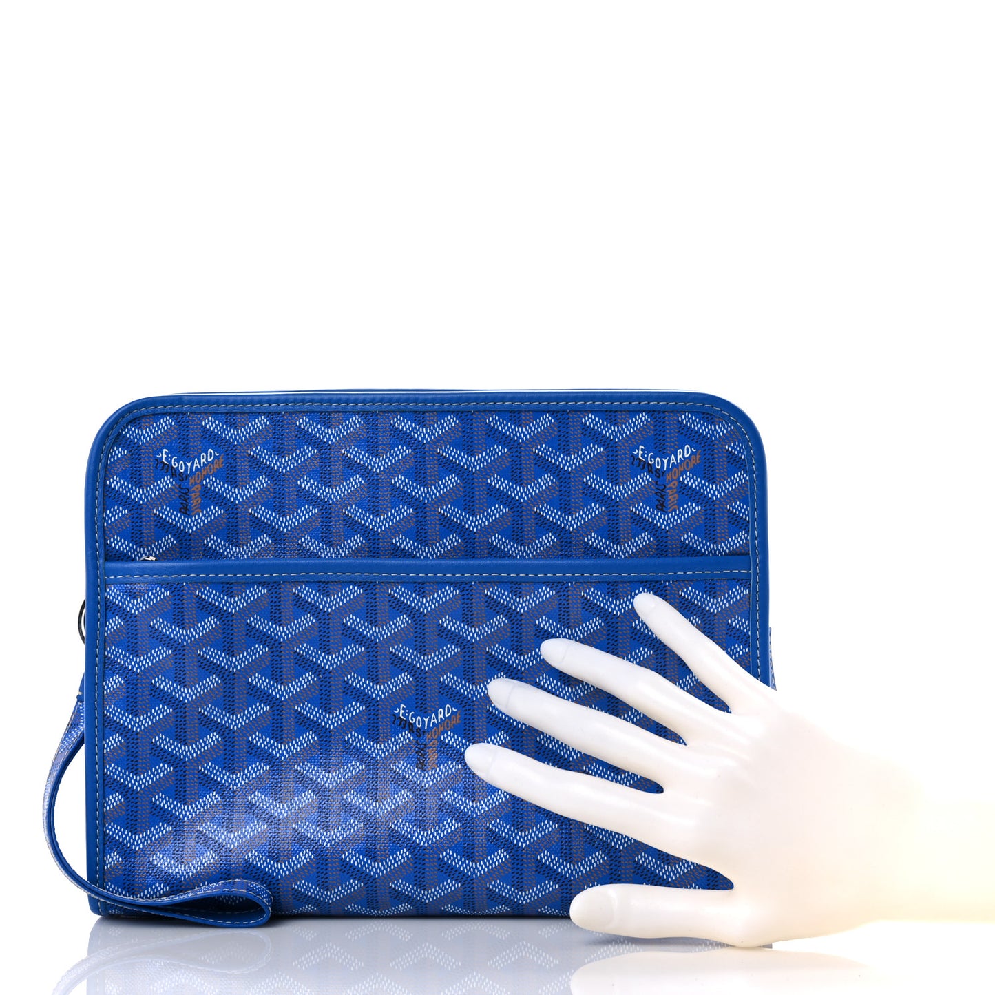 Goyardine Jouvence Toiletry Pouch Sky Blue