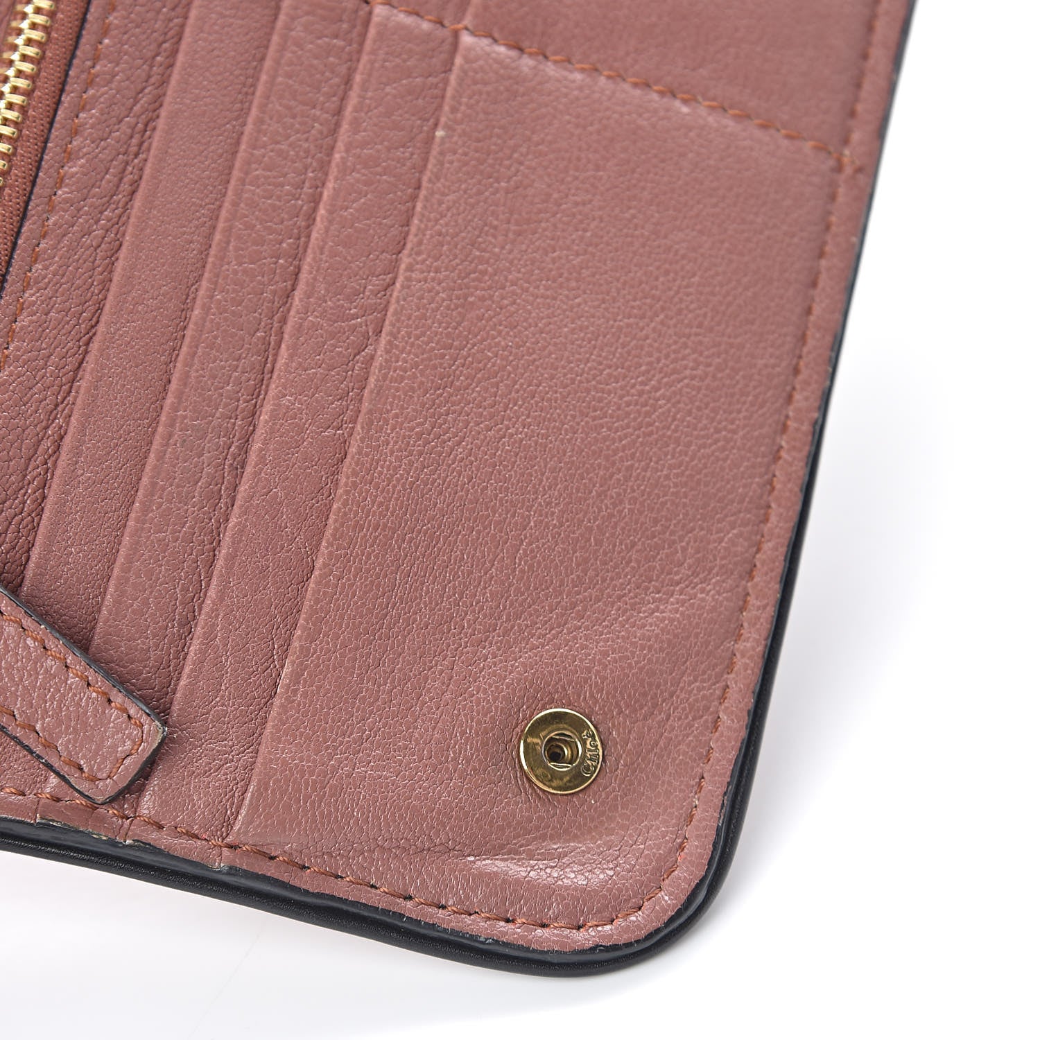 Chloe Grained Calfskin Portefeuille Wallet Romantic Mauve 12 of 25