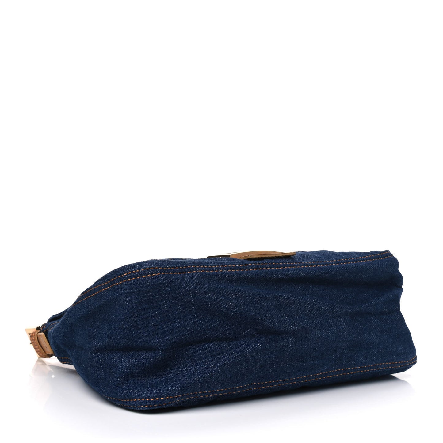 Denim Lizard Mama Baguette Blue