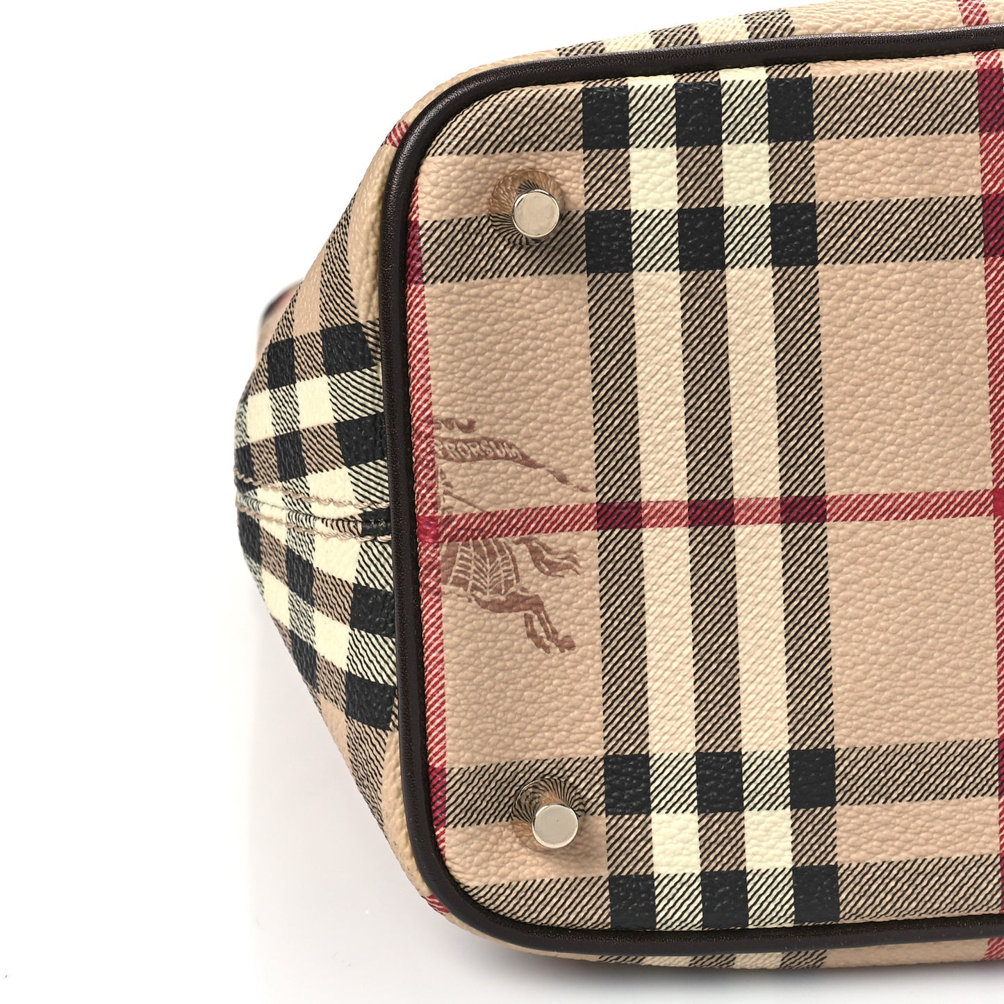 Haymarket Check Medium Regent Tote Chocolate