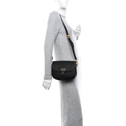 Christian Dior Grained Calfskin Medium Bobby Flap Black 2 of 9