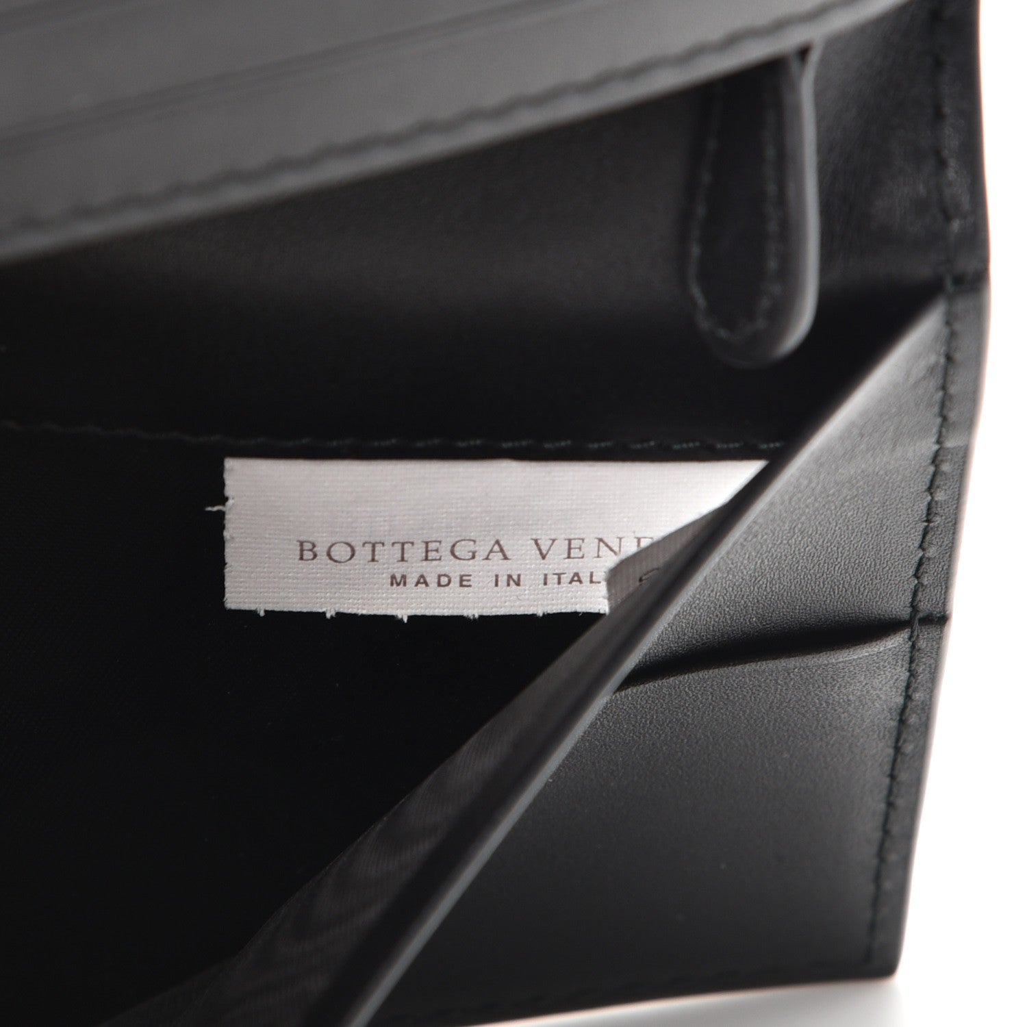 Bottega Veneta Nappa Intrecciato Flap Wallet Nero Black 7 of 10