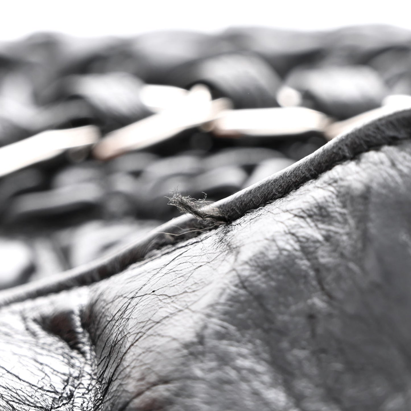 Lambskin XL Astrakan Tote Black
