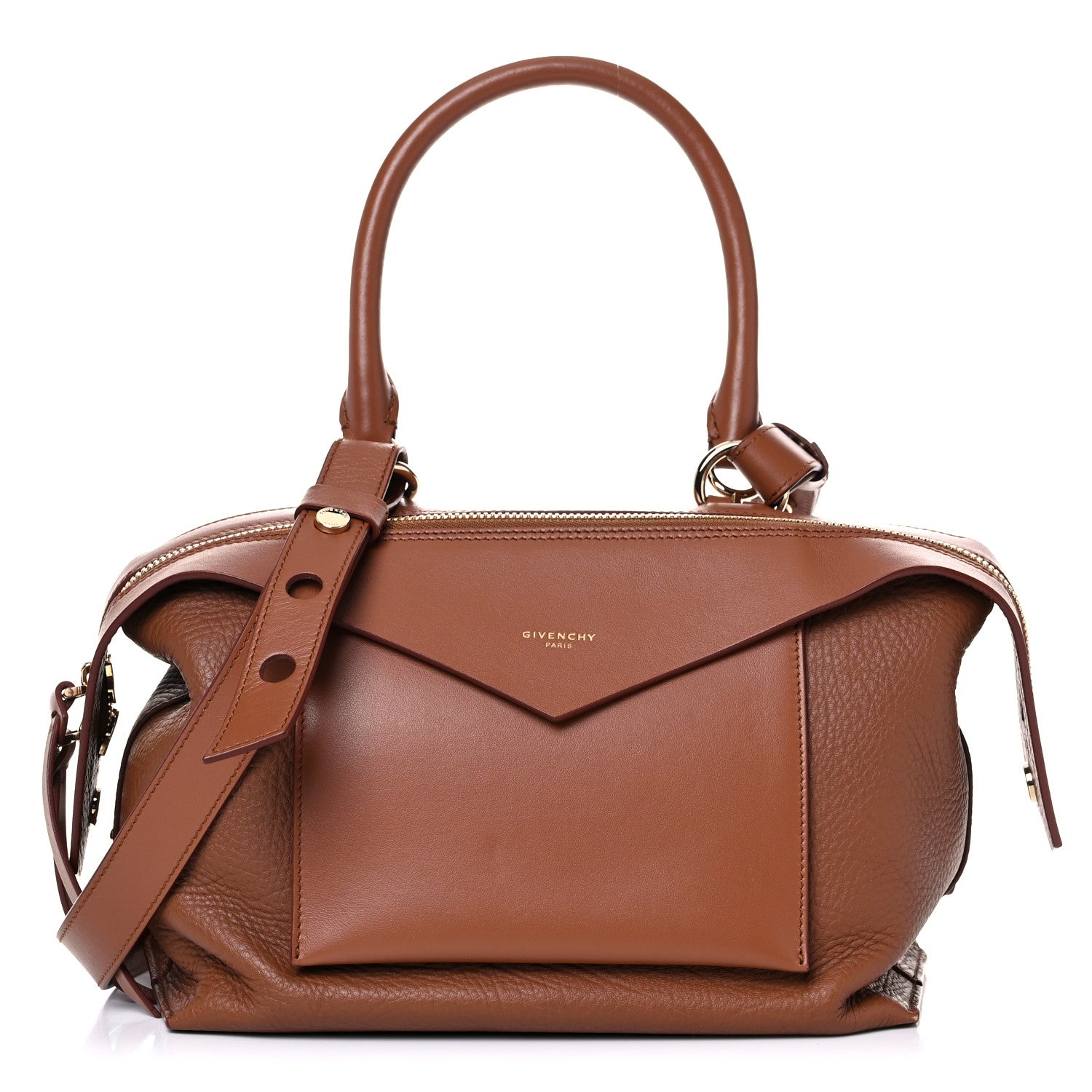 Givenchy Calfskin Small Sway Cognac 1 of 15