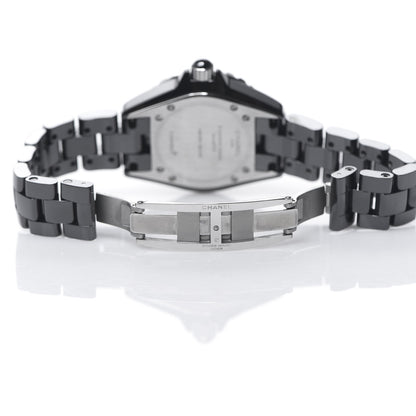 Chanel Stainless Steel Ceramic 33mm J12 Quartz Watch Black 5 of 6