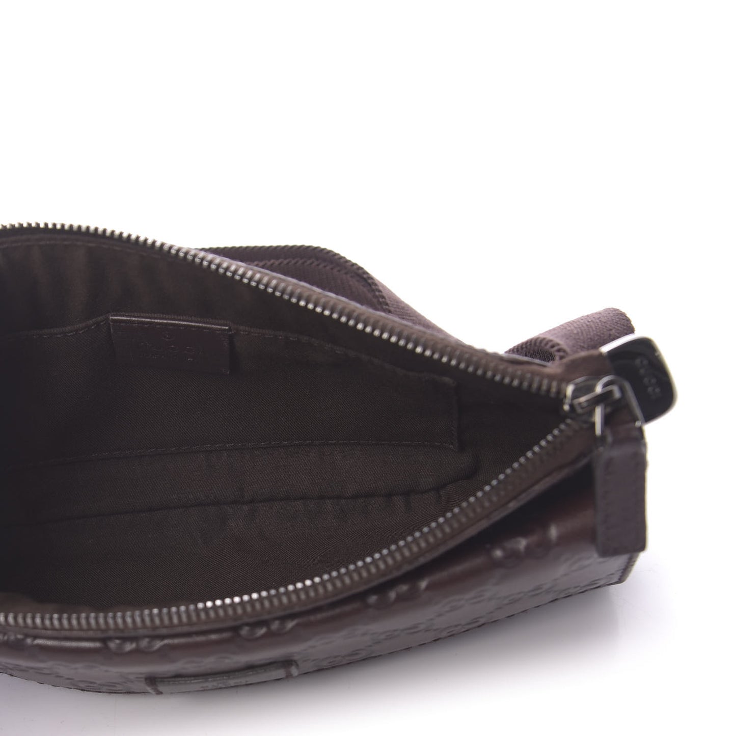 Guccissima Waist Belt Bag Dark Brown