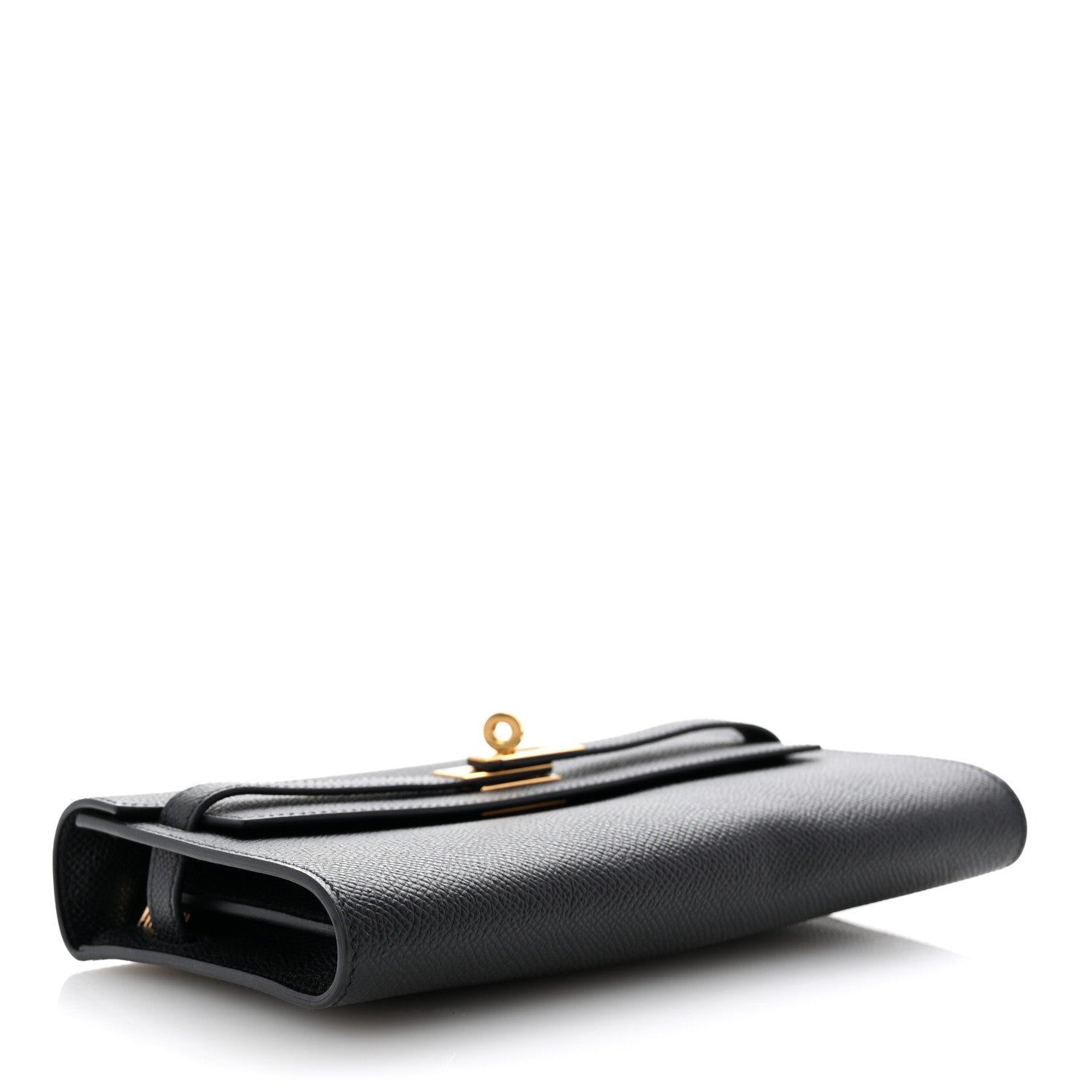 Hermes Epsom Kelly Wallet To Go Black 4 of 9
