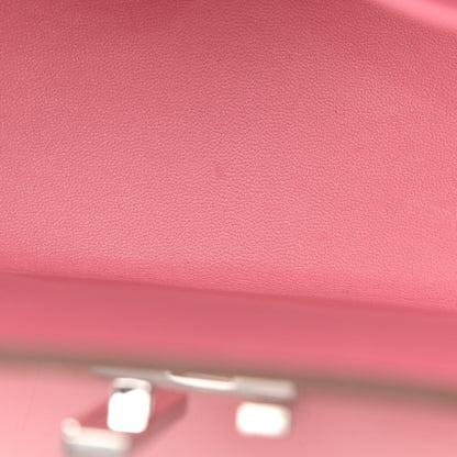 Hermes Epsom Cinhetic Boxy Top Handle Bag Rose Confetti 9 of 12